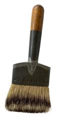 FF140 Mid 19th century hand made paint brush outstanding workmanship. Measurements: 3" wide x 8" long