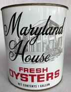 Maryland House fresh Oyster Tin