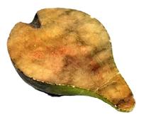 L115A Stone Fruit - Half Fig.  measurements: 3 1/8 long x 2 wide x 1 thick.  