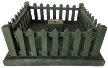 D578 Christmas Tree Stand Old German Tree Stand Wood with the original green paint 1900 Measurements are: 12" X12" X 6" tall