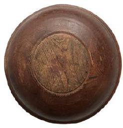 F10 18th century New England Treen Bowl, original dry surface, showing great lathe turnings, with a lip edge and nice and clean interior, out of round. Overall good condition from 200+ years of use. Measurements: 17 ½ diameter 4 ¼ tall.