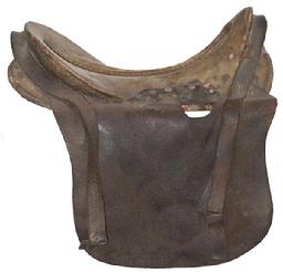 RM77 Civil War M-1859 McClellen Cavlary Saddle A true Civil War Issue with rawhide seat